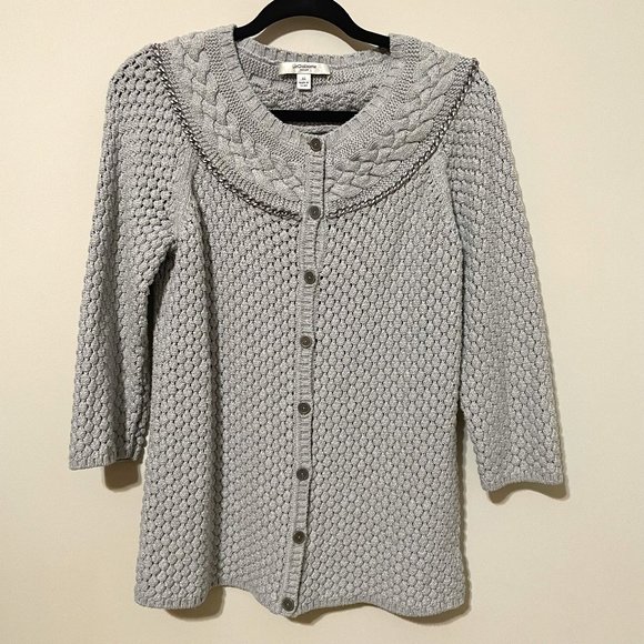 ELISABETH LIZ CLAIBORNE カーディガン VTG 90s Elisabeth Liz Claiborne Cardigan Sweater Womens 1X